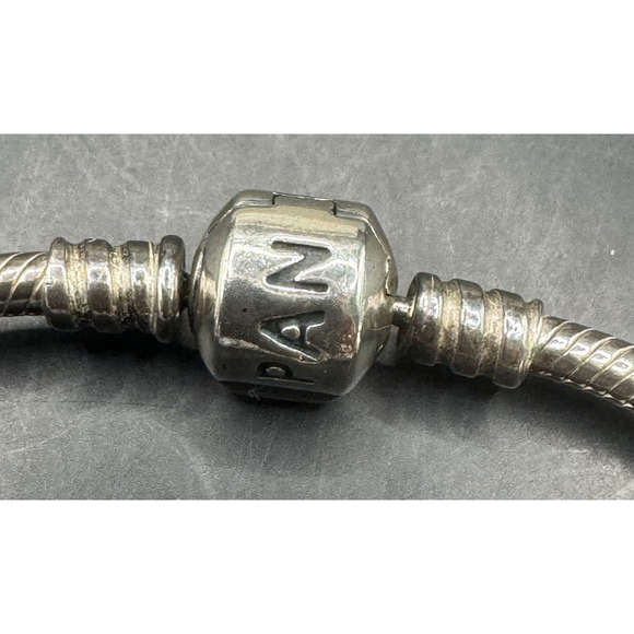 Pandora .925 Sterling Silver Bracelet With 14 Charms & Original Pandora Box - Picture 2 of 9